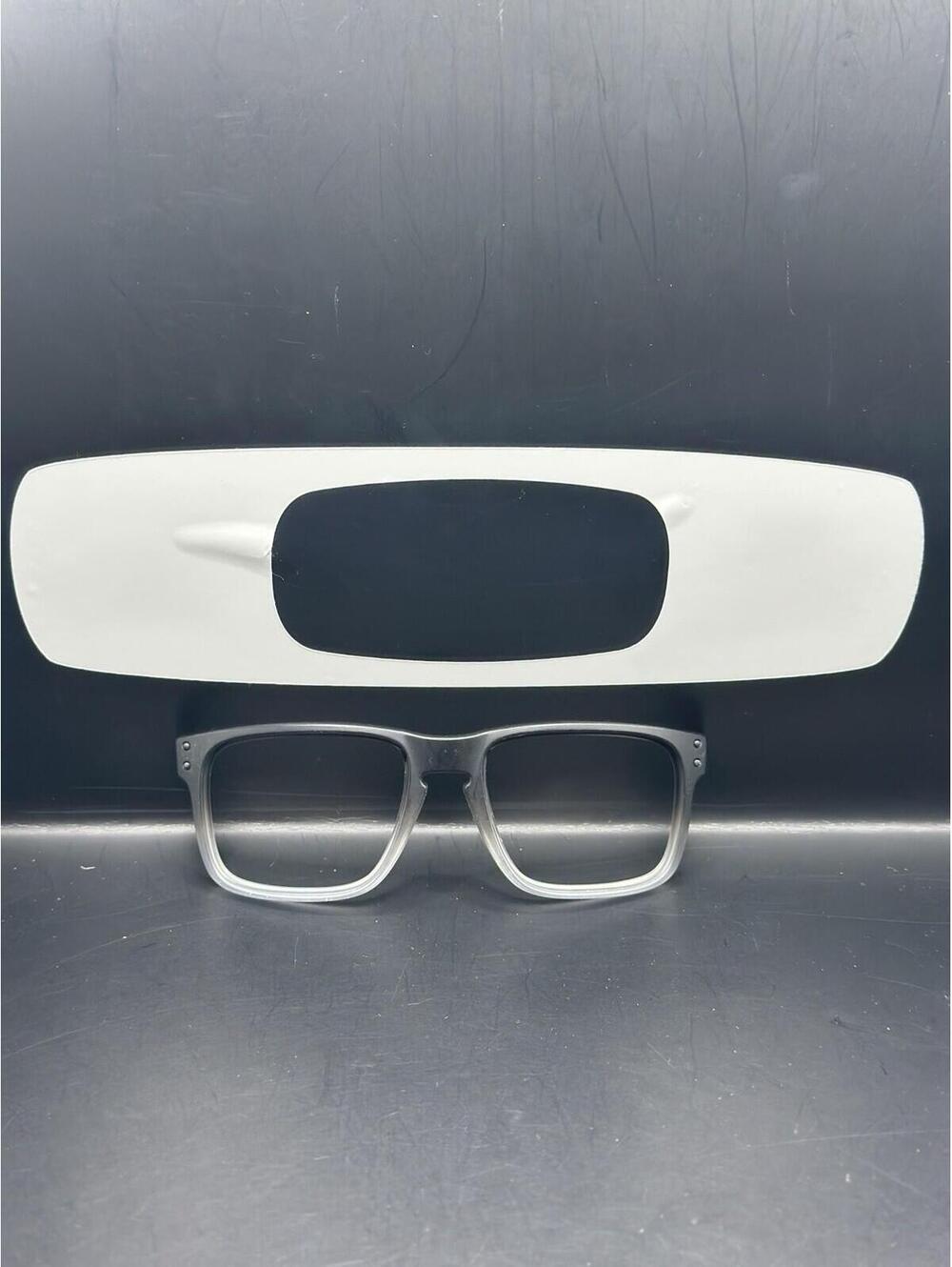 Oakley Holbrook Matte Black/Clear Fade Front/Orbital  (Black Rivet)